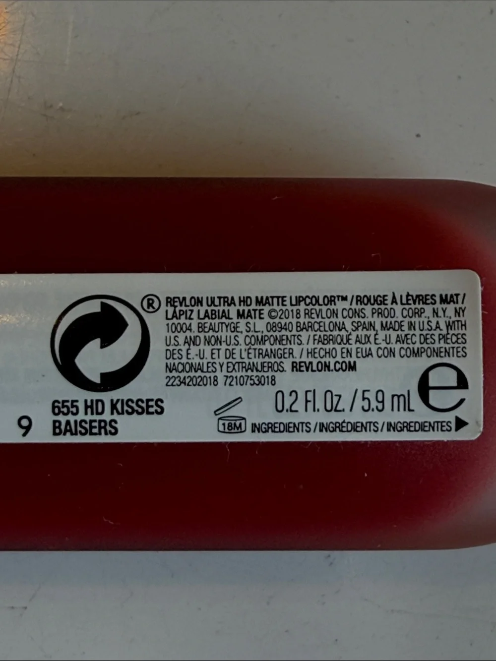 Revlon Matte Lipcolor 655 HD Kisses